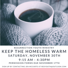 keep the homeless warm 1